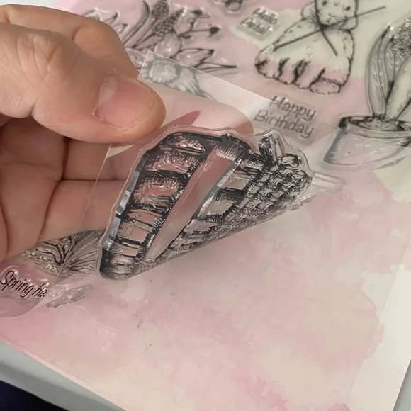 Bunny Parade PARTIAL Clear Stamp Set - Picture 2 of 3